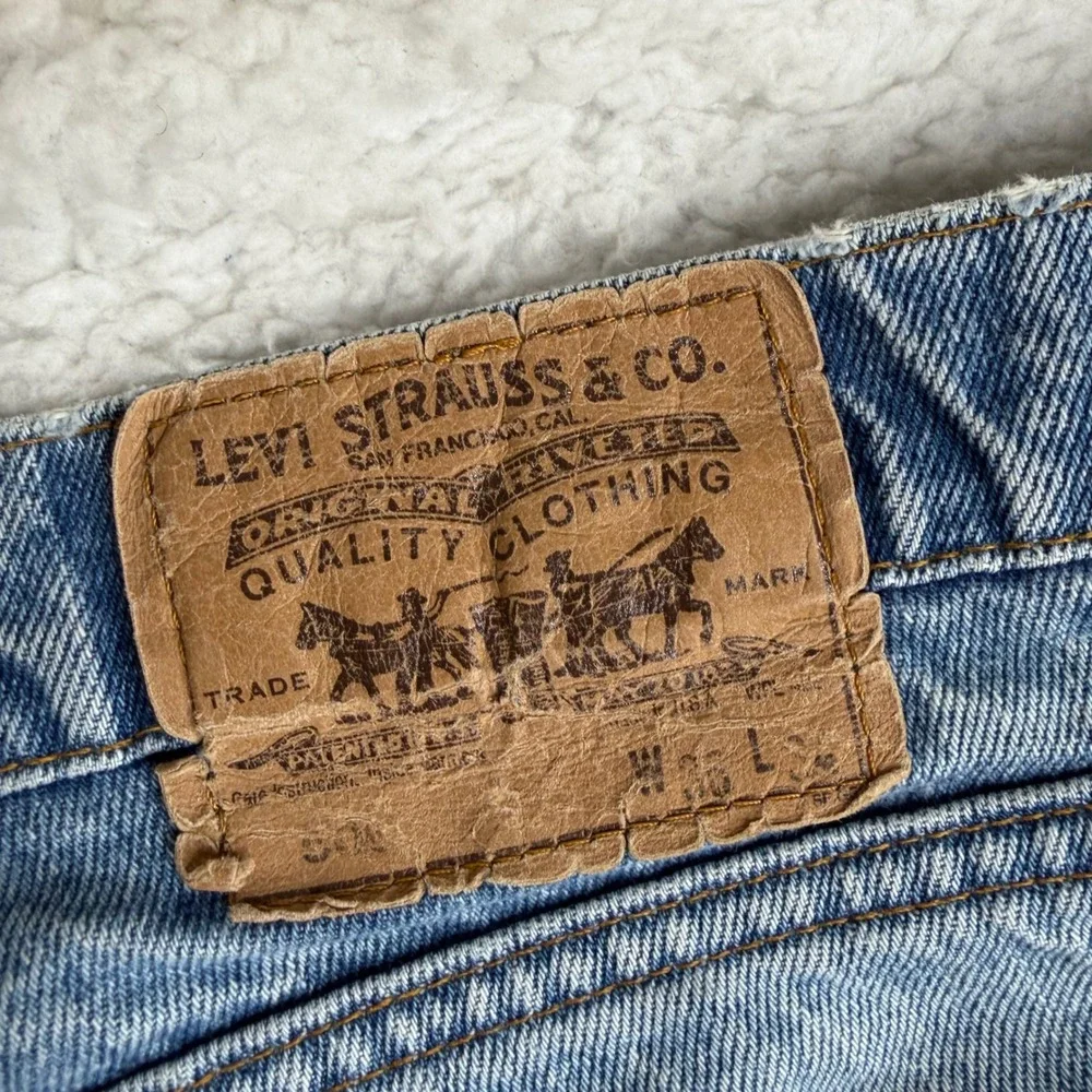 Vintage Levis 505 Orange Tab Jeans Mens 36x34 (34x33) Made in USA Denim 1989